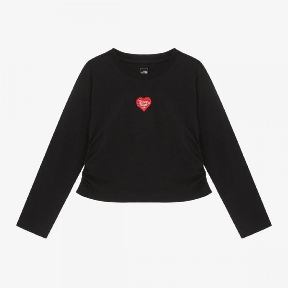 

The North Face Kids Allison Long Sleeve Tee Black Nt7tr54t BLACK/160