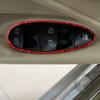 Für Mercedes-Benz CLS C219 2004-2009 Auto Tür Lift-Taste Rahmen Aufkleber Abdeckung Trim Carbon Fiber Interior Styling
