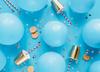 Ballons Eco 26cm Pastell Blau 100Stk.