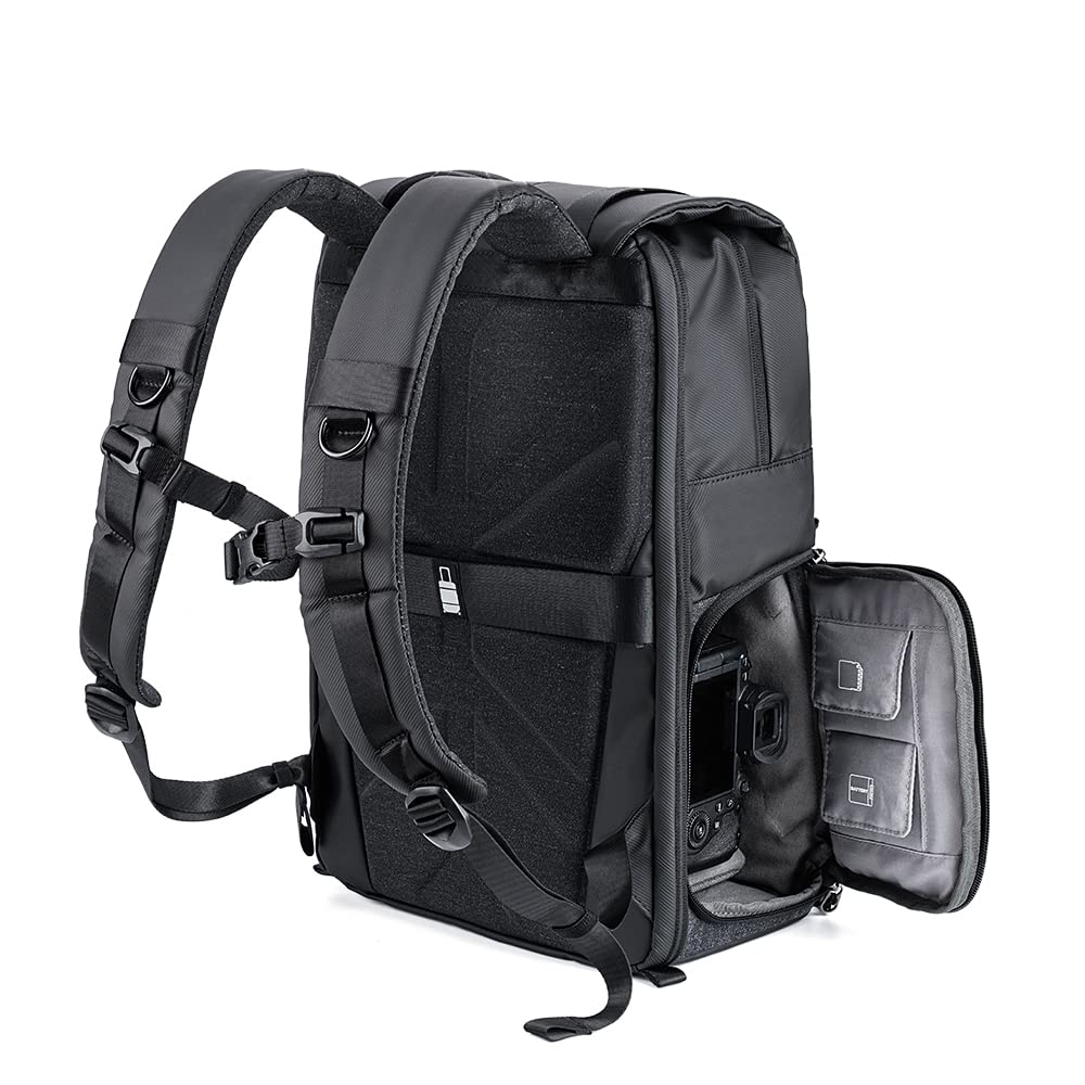 Koncept Stilfull Kameraryggsäck med 20L Inkluderar Regnvattentät Fotografering Passar och Perfekt för Affärer och Fotografering K&F Kapacitet,
