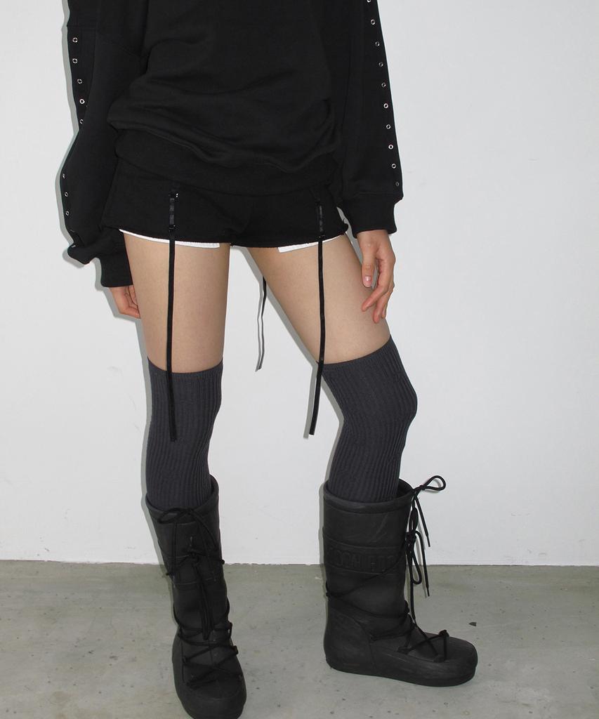 Sailpeulei Layered Shorts / Black