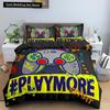 Game Bedding Set Soft Duvet Cover Set Comforter Bedding Quilt Cover with Pillowcase Kid Bedding Set 2/3pcs Polyester Quilt Cover