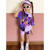 Kpop Cartoon Graphic New T-Shirt and Pants Set Girls' Summer Clothing Cute Short Sleeve Set Children's T-Shirt and Shorts Set