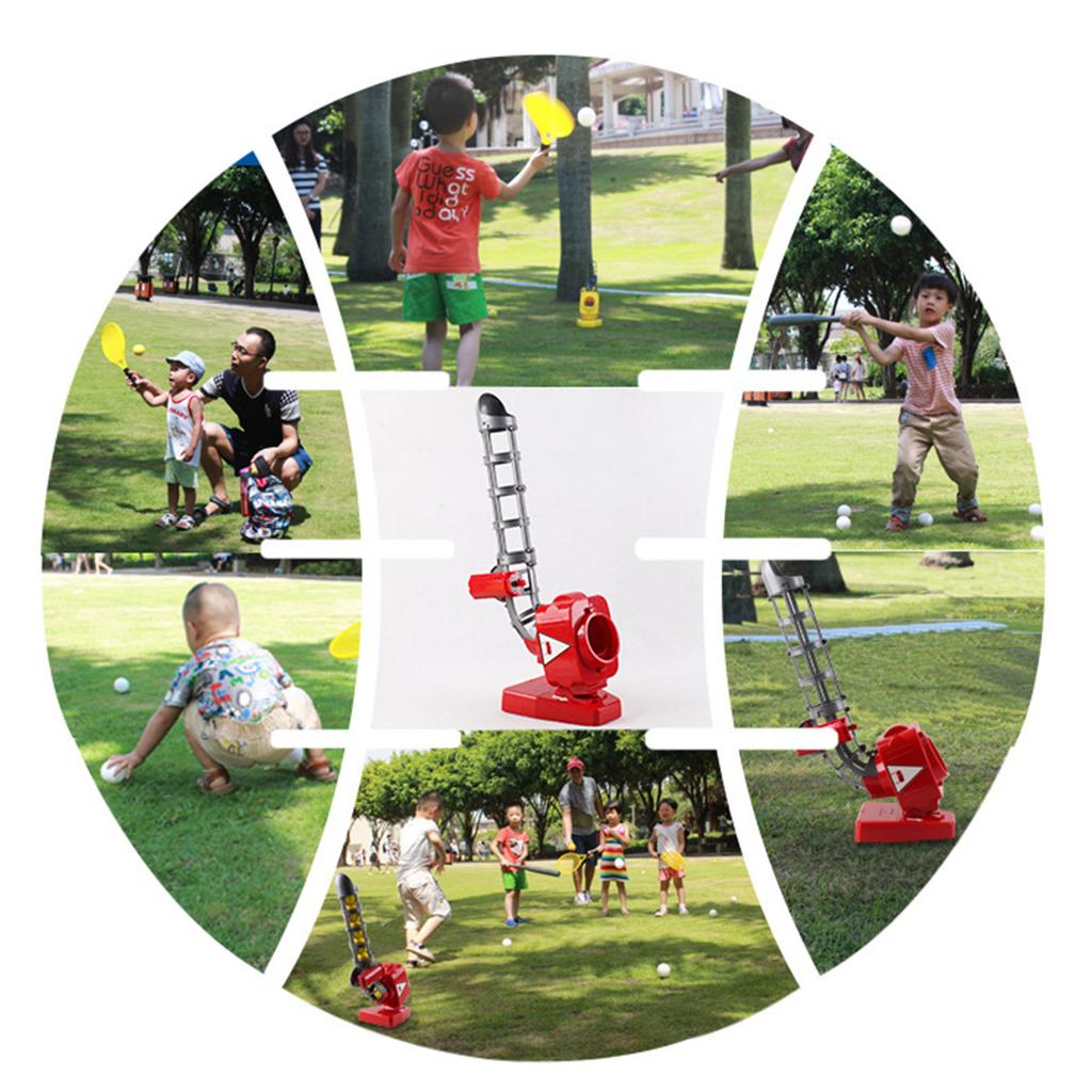 Baseball Shooting Machine Baseball Launchers Softball Pitching Toy Electronic Baseball Machine Baseball Trainer Machine