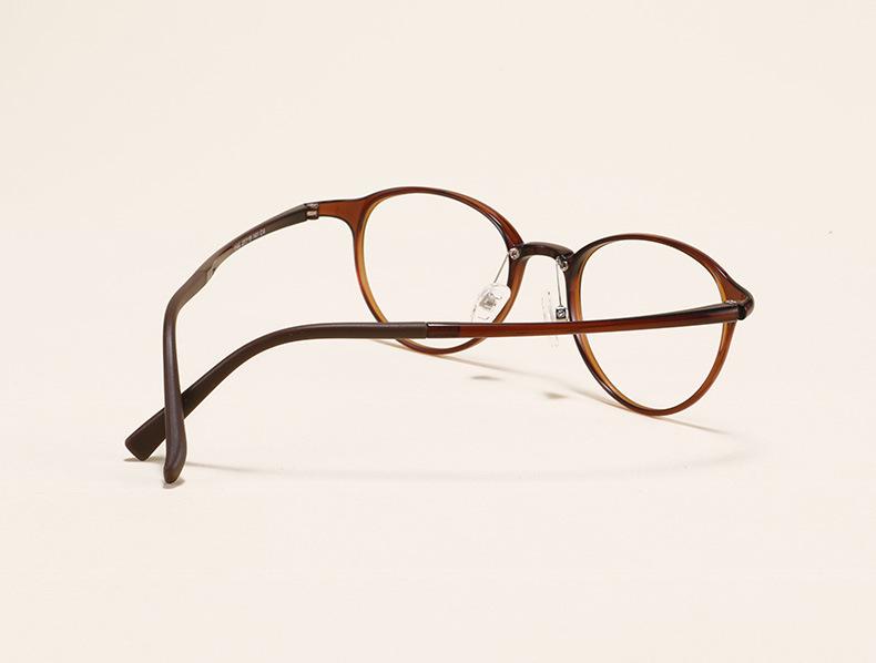 1144 Ultralight Tungsten-Carbon Plastic Myopia Eyeglass Frames for Men & Women - Small Oval Student Optical Glasses