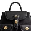 Coach Zaino Hadley 23 Logo Pelle Liscia Medio Donna Nero CBH09-IMBLK