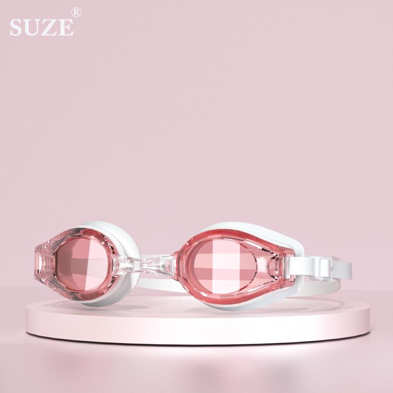 

Adult Universal HD Waterproof Anti-Fog Electroplated Goggles & Swim Cap Set for Outdoor Swimming
