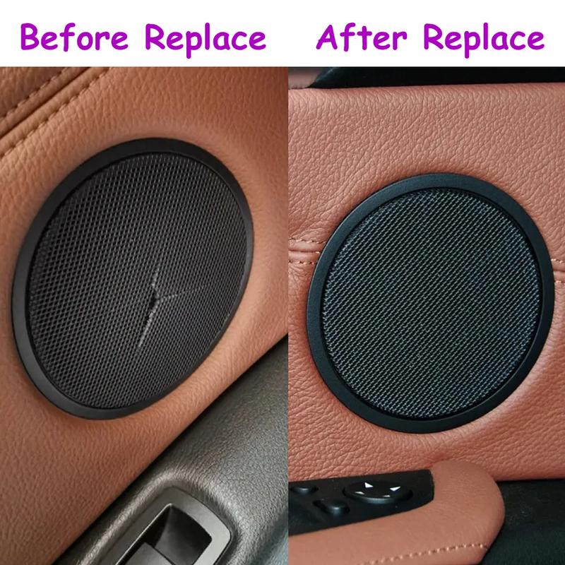 Car Interior Front Rear Door Woofer Horn Loud Speaker Grill Cover Replacement For BMW X5 X6 X3 X4 5GT E70 E71 E72 F25 F26 F07