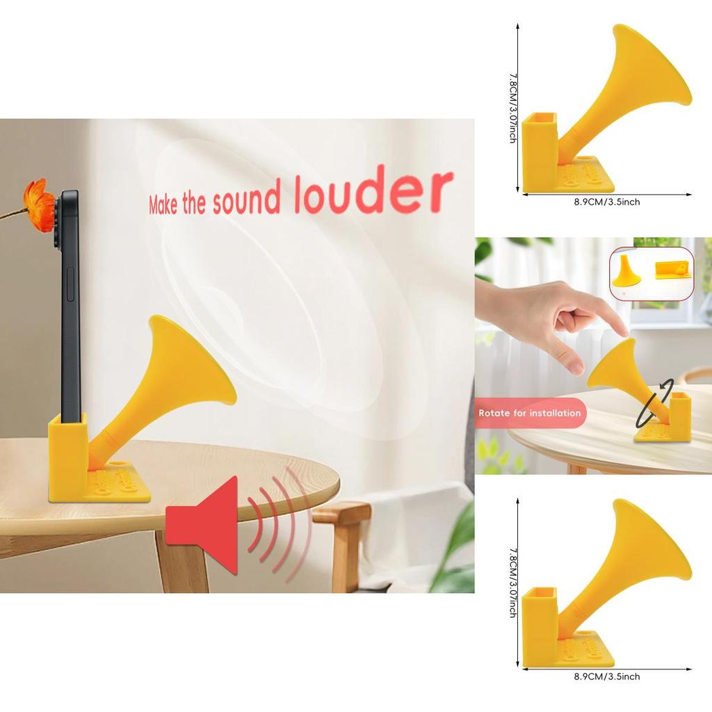 Tragbarer Telefonverstärker Lautsprecher Schreibtischständer Mit Soundverstärkung Für Den Heimgebrauch