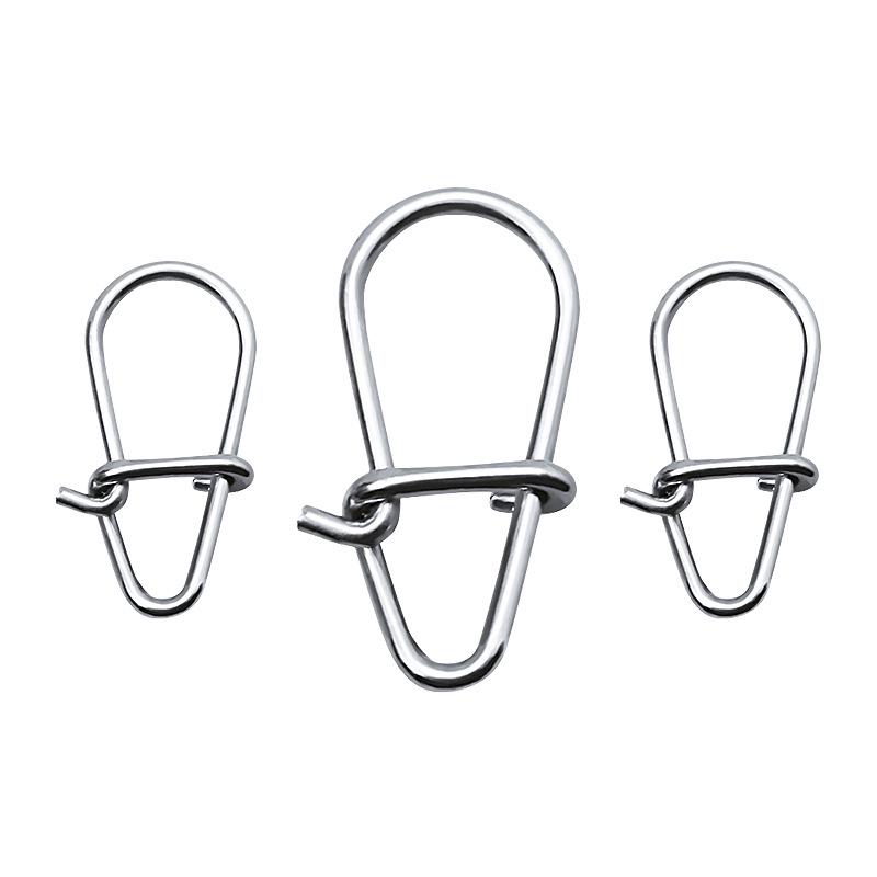 

Rustproof Stainless Steel Night Fishing Safety Pin Lure - Durable Gourd Tackle Box Accessory Size 0 [100 pieces]