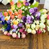 Display Stand Stars Bract Convenient Floral Decor Muti Colors Artificial Flowers Rose