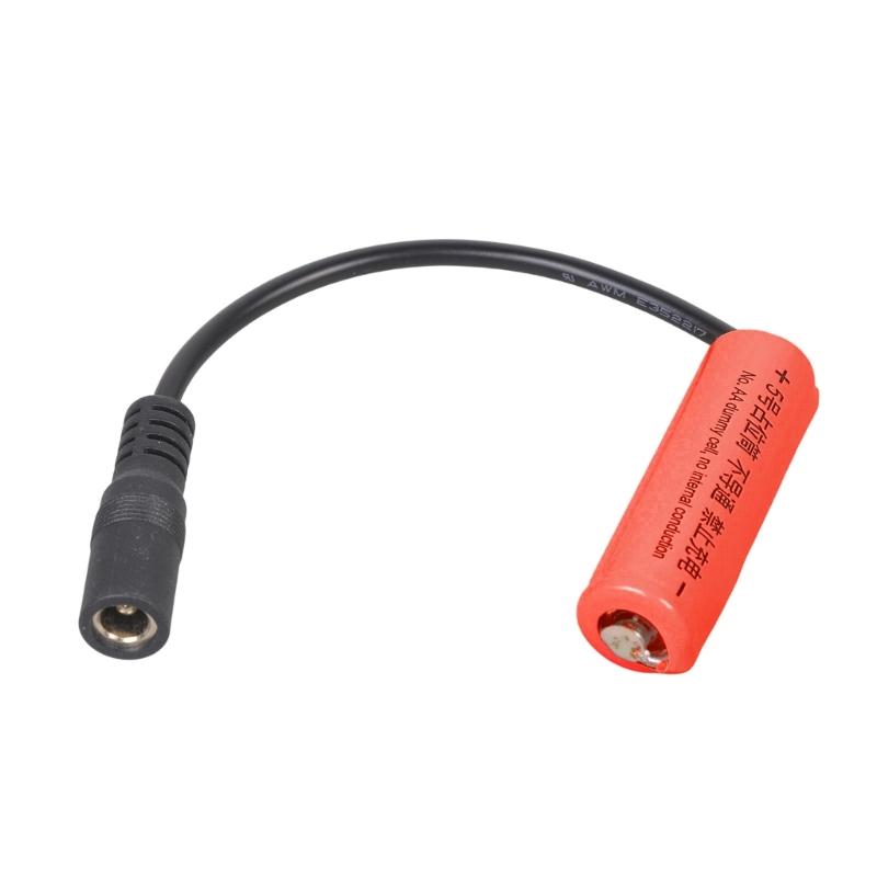0V NonConductive 2a Battery Eliminators LR6 2a Dummy Battery Setups Shell With 5.5x2.5mm Input For Toy And Small Fan