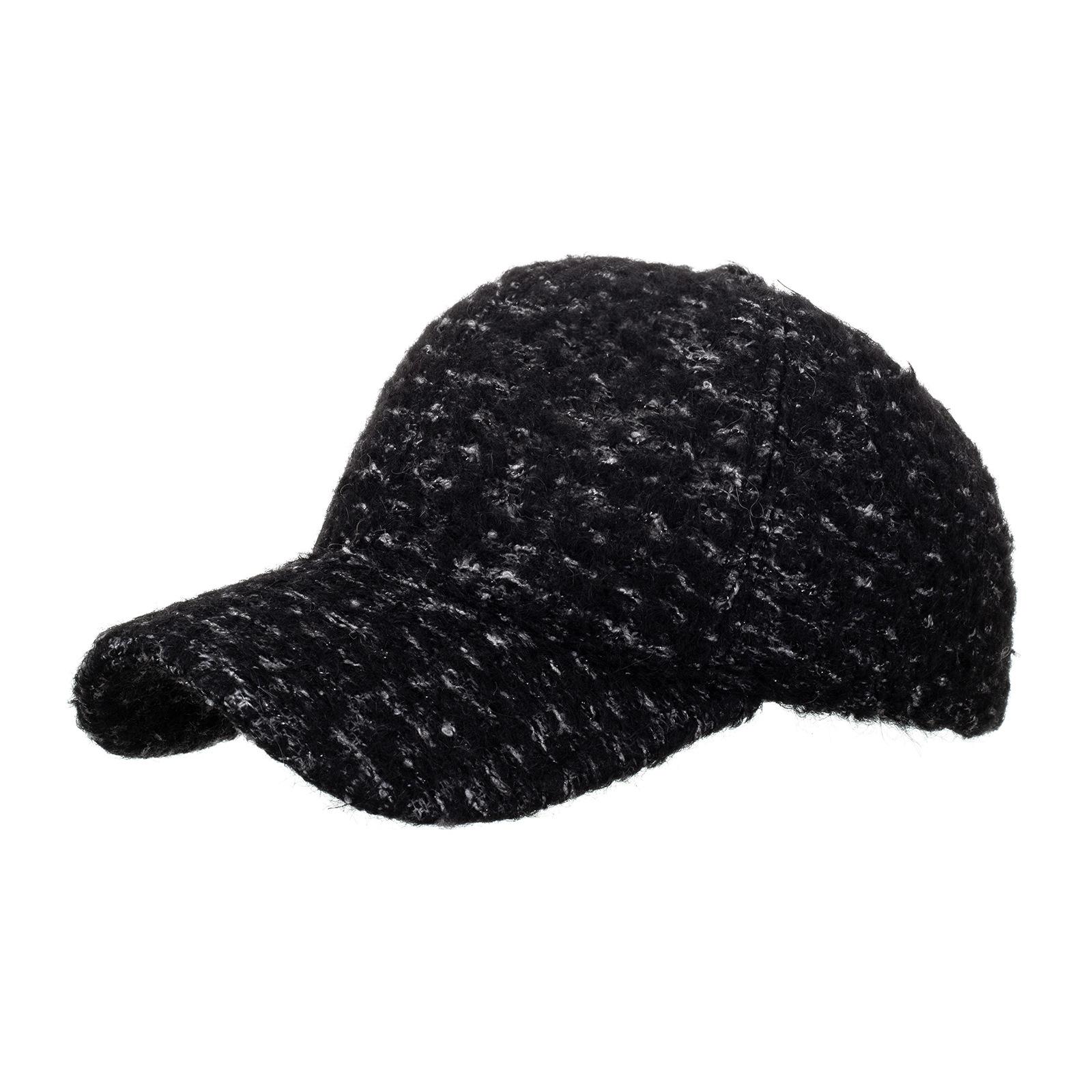

Autumn and winter new lamb wool curly hair thickened thermal baseball cap peaked cap чёрный