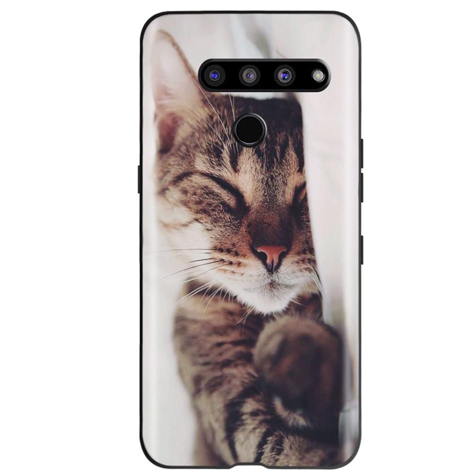 For LG V50 ThinQ 5G Case Fashion Pattern Soft Silicone TPU Phone Case For LG V50S ThinQ 5G V50 50S V500N V450 V510N Funda