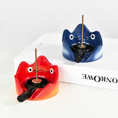 Anime Peripheral Howl's Mobile Castle Cartoon Cute Calcifer Vkládání vonných tyčinek do držáku na svícen Dekorace na stůl