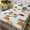 Beds Three-piece Pure Cotton Pillow Bag Cover 1.5 Meters 1.8 Bed Matsmons Protection Cover Dust-proof Bed Cover