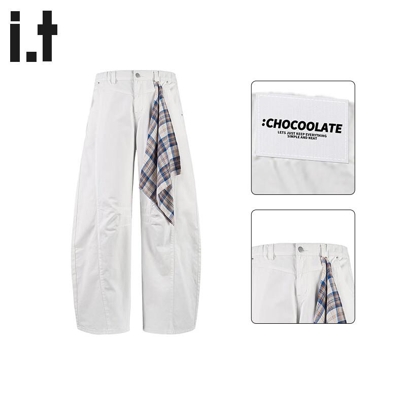 :CHOCOOLATEit Men's American Style Curved Leg Cargo Pants