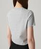 MUSINSA STANDARD WOMAN [Cooltandard] Women'S Crew Neck Crop T-Shirt [Medium Grey]