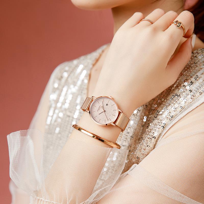 Valentine's Day Gift Women's Luxury Waterproof Starry Sky Watch Set