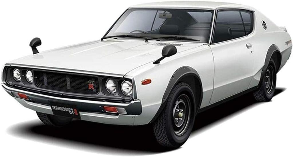 Aoshima Bunka Kyozai The Model Car 15 Nissan KPGC110 Skyline Plastic Model Kit Co., Ltd. (AOSHIMA) No. 1/24 HT2000GT-R '73