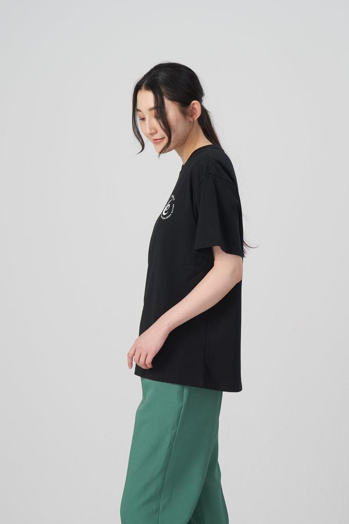 Revive Shirt Premium Patentiertes Power Shirt Erholung Unisex [Rundhals/Baumwolle] Tragen, (Klein, Schwarz)