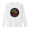 Mens All The People Imagine Living Life In Peace Hippie Tie Dye T Shirt White Small Vintage Washed Slightly Homme Unisex