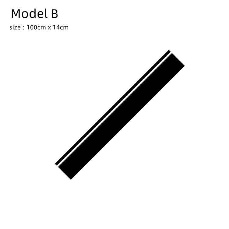 HQKI8 Car Hood Engine Cover Decora Sticker For Skoda Fabia MK1 2 3 Auto Body Door Side Skirt Decals Sports Stripes Tuning Accessories