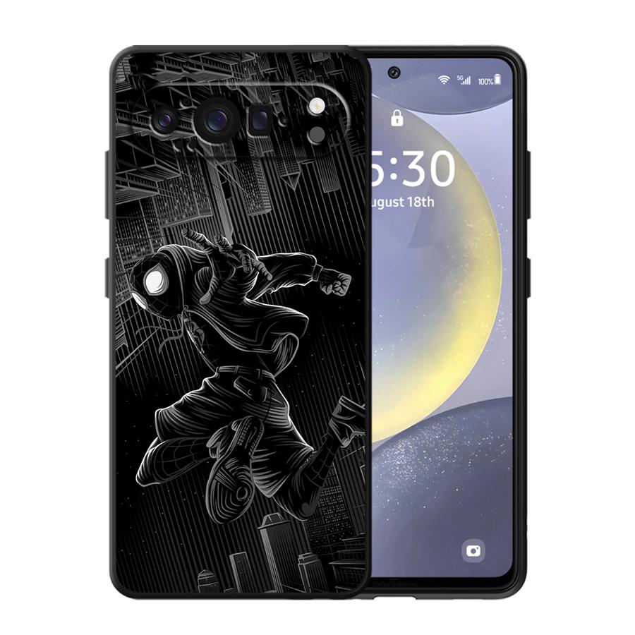 

Marvel Cartoon Cool Spider Man Case for Google Pixel 6 7 8 Pro 8a 6a 7a 9a 10 9 Pro XL Funda Phone Cover Google Pixel 6a
