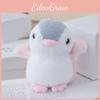 Charming Fluffy Penguin Plush Keychain Cozy Pp Cotton Filled Collectible Gift