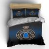 Set Biancheria da Letto Logo Club Brugge Set Copripiumino Copripiumino Federe (1 * Copripiumino 2 * Federe, senza piumino)
