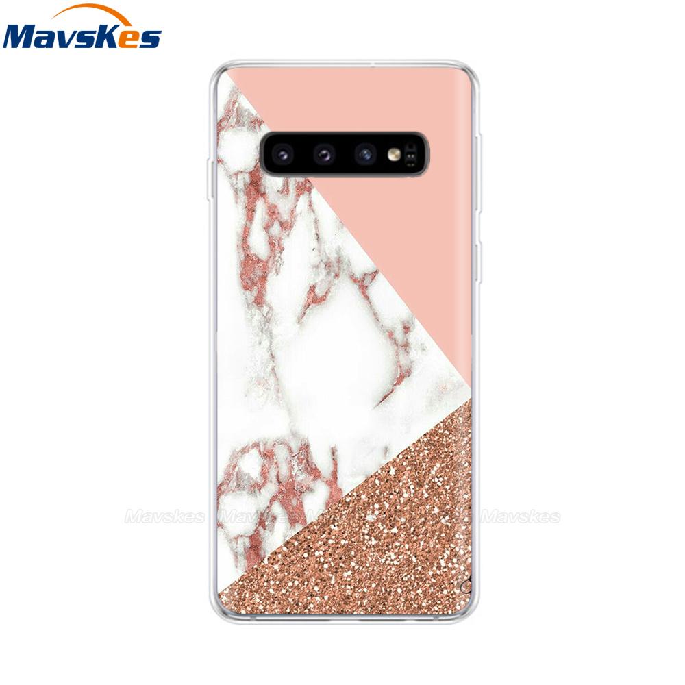 La più recente custodia stampata in TPU per Samsung Galaxy S10 S10 + Coperture del telefono per Samsung S10 Plus S10e Custodie Cover posteriore Paraurti Fundas Coque