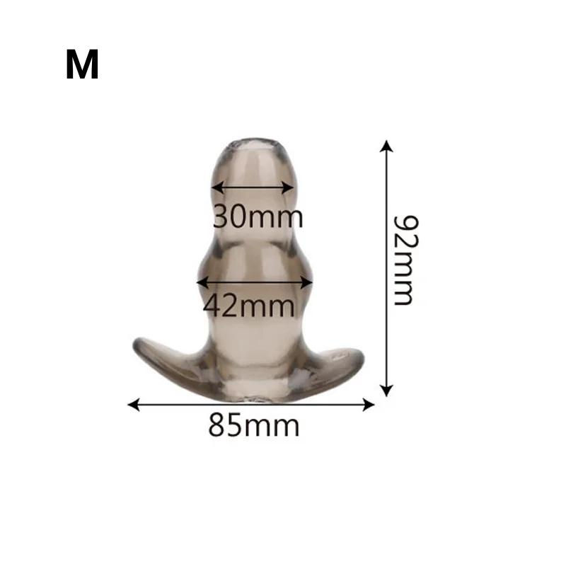 Anal Dilator Soft Speculum Enema Hollow Insert Anus Masturbation Butt Plug Dildo Anal Plug Sexy Products Prostate Massage BDSM