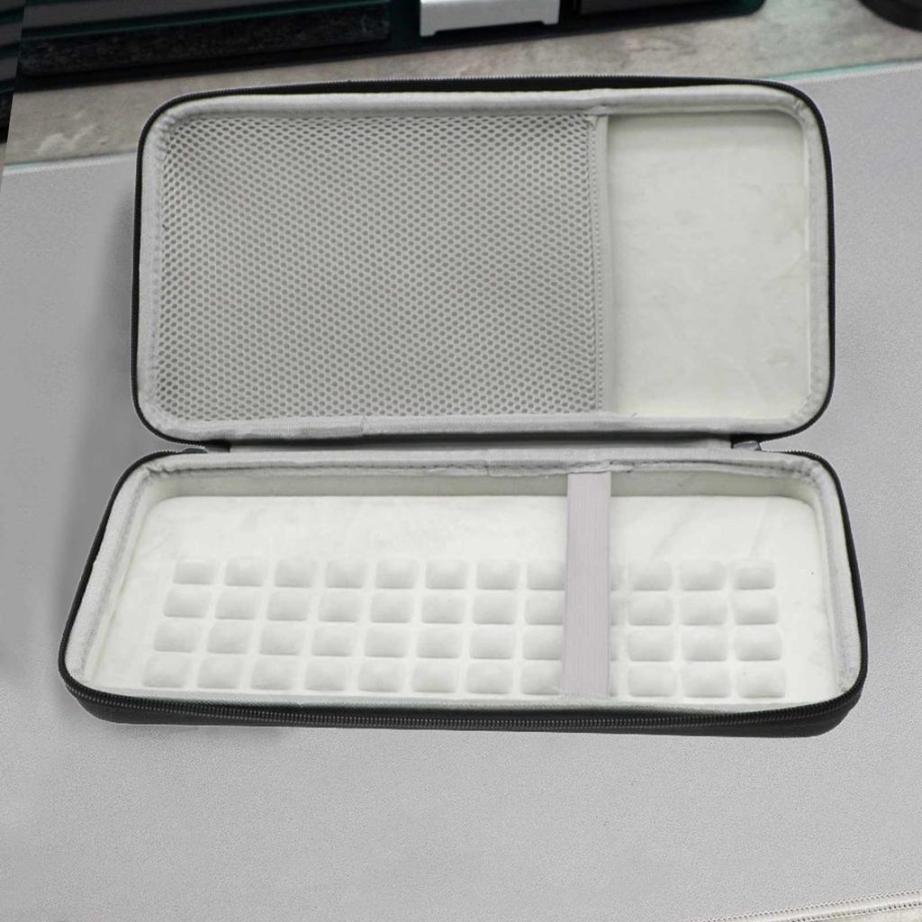 Sac de rangement pour clavier mécanique Magician RX LP Fermeture éclair Housse de rangement rigide portable Résistant à l'usure pour la maison, le bureau, l'école