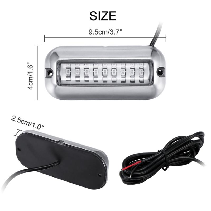 Pontoon Boat Light Marine Led Light for Boat Deck Light Accent Light Courtesy Interior Lights Fishing Night 27 LED