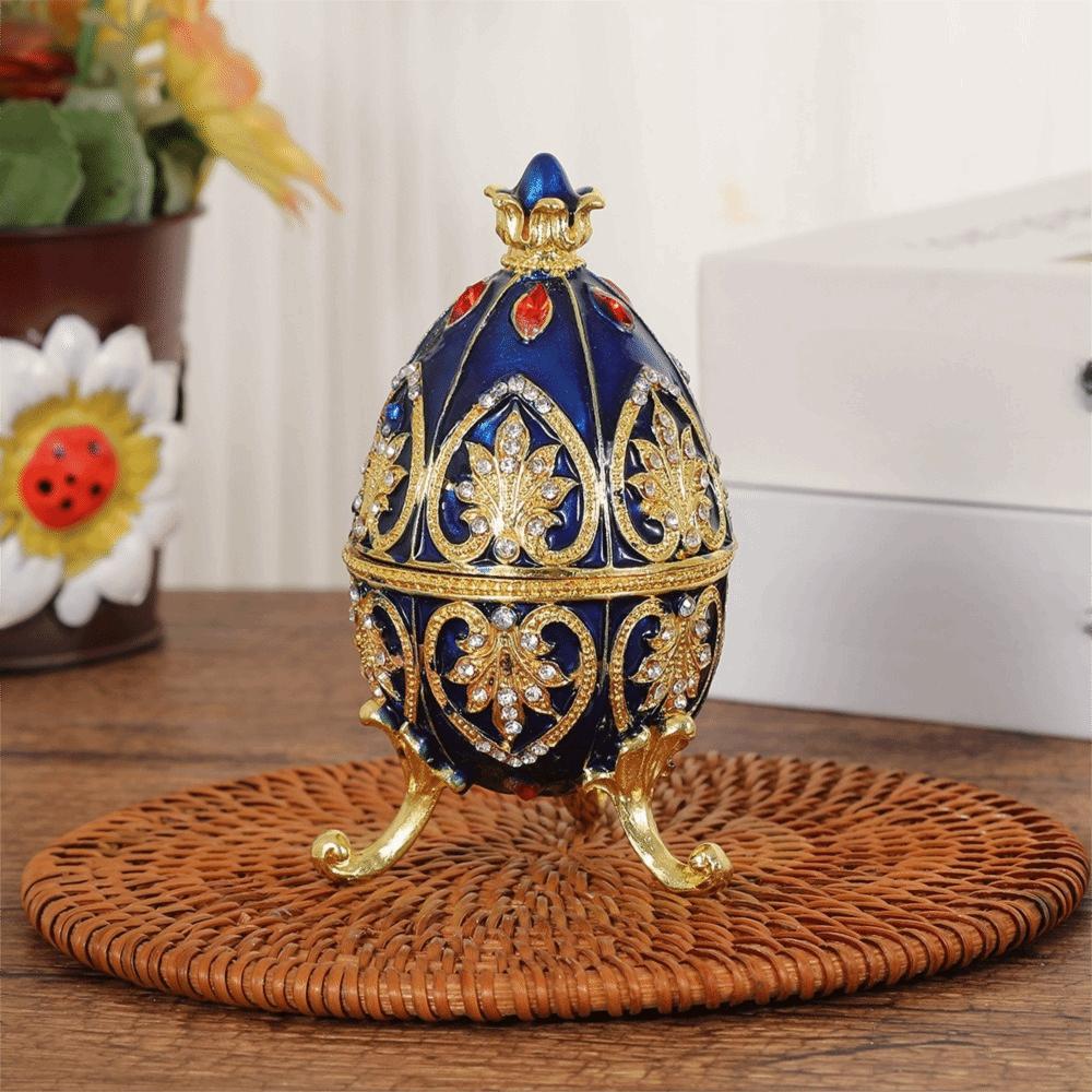 European Style Easter Egg Ornament Zinc Zinc Zinc Alloy Jewelry Organizer Earring