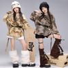 Jazz Dance Costumes Girls Jazz Wasteland Style Wear Autumn Street Dance Children Tide Dance Performance Costumes Suit