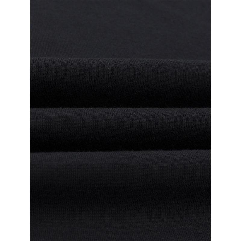 מידות אירופאיות הדפסת אותיות ספרדית חולצות טי גבריות צווארון עגול שרוול קצר | טרנדי, קז'ואל נוח, עליונית רב-תכליתית לכל העונות, גזרה רגילה