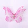 50 ks 3D šifonové vyšívané nášivky motýlů Oblečení Šicí nášivka Svatební doplňky do vlasů