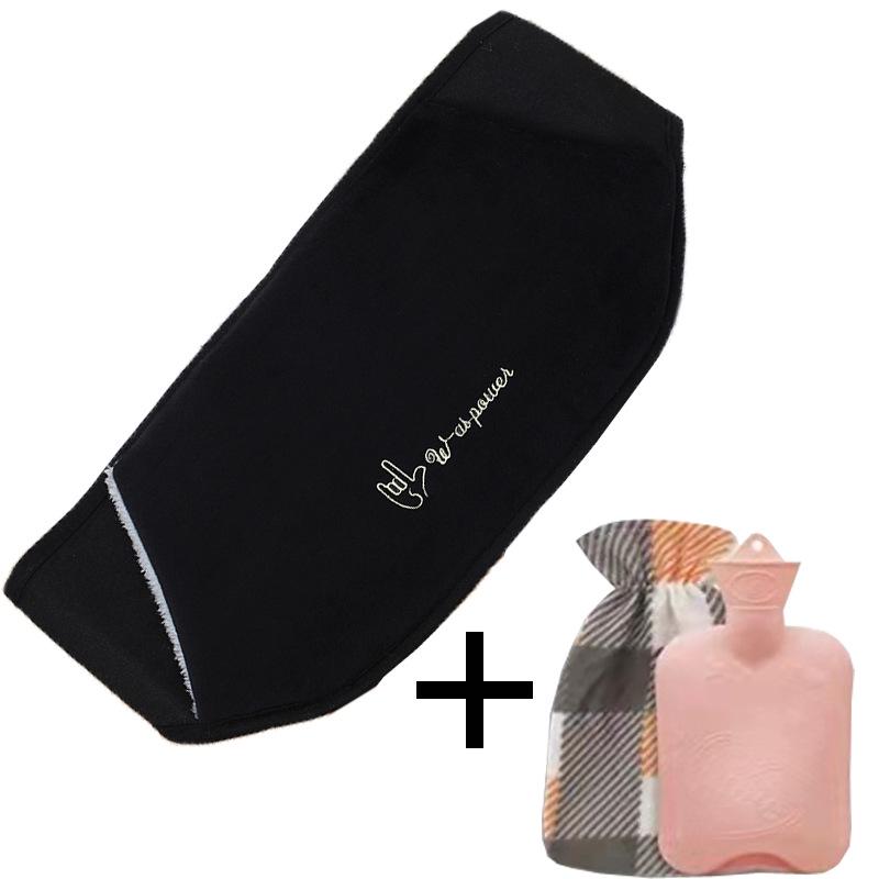 Set Protector Călduros Talie și Abdomen – Sticlă cu Apă Fierbinte Piese Three-Piece Încălzitor de Iarnă