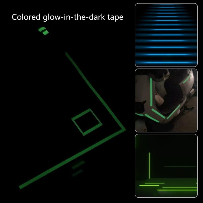 Glows In Dark Tape For Safety And Decoration Sturdy Waterproof Adhesive Materials With Long Time Use Luminescence