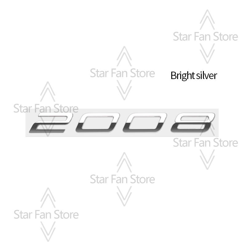 Metal For New Peugeot 3008 2008 5008 Logo Badge 3D Stickers Fender Emblem m Decal Auto Accessories Letter Decoration Car Styling
