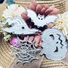 Halloween Hat Bat Metal Cutting Die, Pumpkin Paper Die Cuts, Spider Web Cutting Dies For Card Making, Metal Die Cut Stencil For DIY Crafts