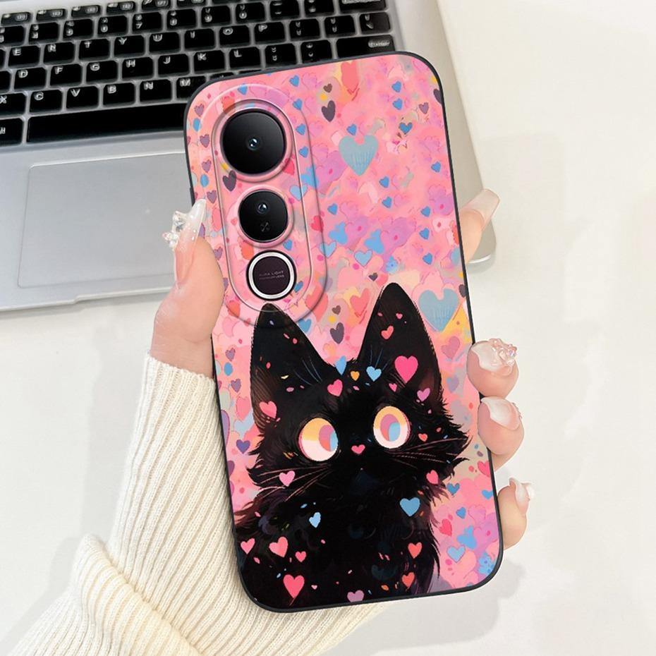 For Vivo V50 Lite V50 2025 Beautiful Butterfly Floral Phone Case For Vivo V50 V 50 V50lite 4G 5G Soft Silicone Shockproof Cases