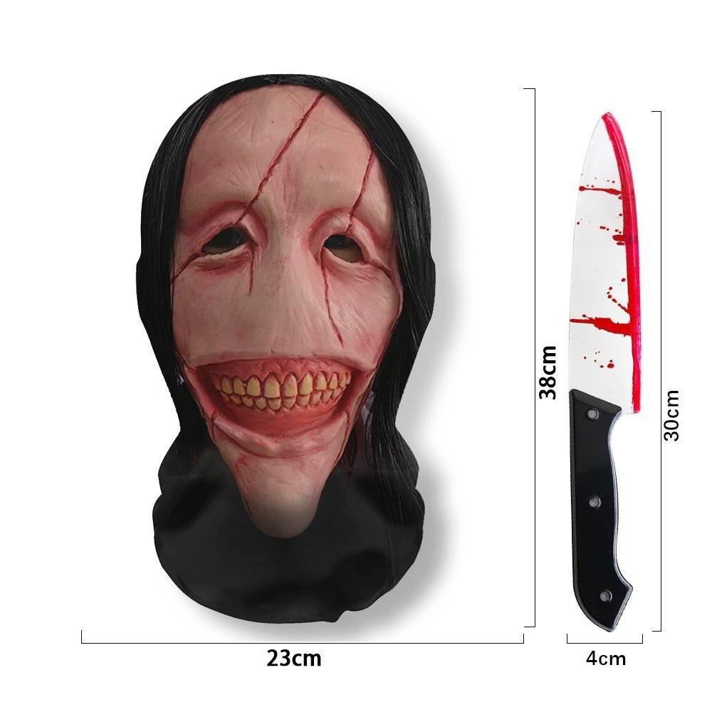 Scary Design Cosplay Mask Stretch Mesh Horror Mask Ghost Face Full Face Mask Performance Show