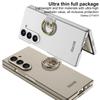 Ultra Thine Hard PC Phone Cover for Samsung Galaxy Z Fold 6 5 4 Case with Ring Holder