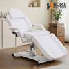Table De Massage Pliante 3 Zones Réglable En Hauteur Lit Esthétique Professionnel SPA Tatouage Salon De Beauté Blanc 182x82x64cm