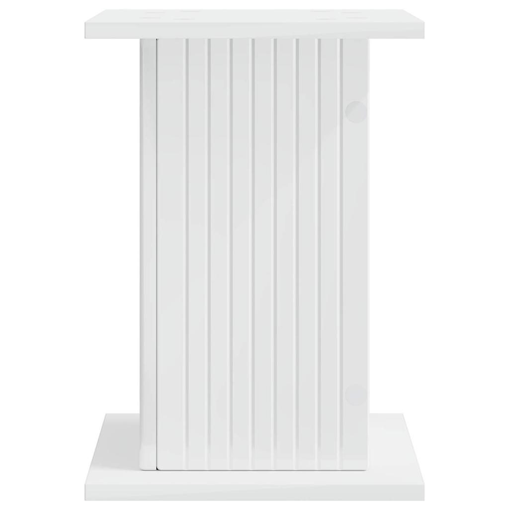 Plant Stand Glossy White 30.5 x 30 x 43 cm Engineered Wood
