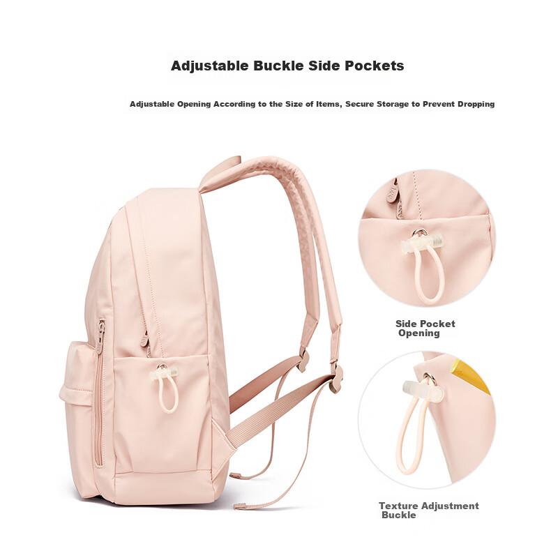 Lee Backpack for Female Middle School Students, Large Capacity Casual Lightweight Backpack, College