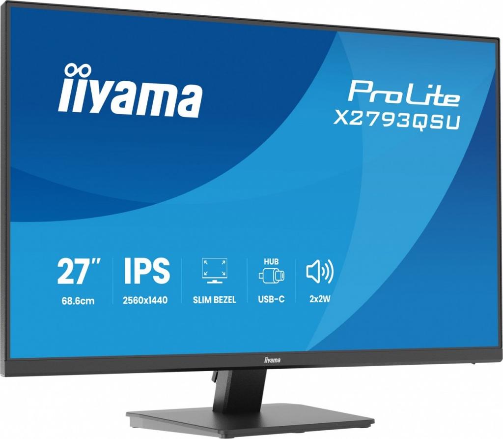 Monitor 27-inch X2793QSU-B1 IPS, QHD, HDMI, DP, 2xUSB