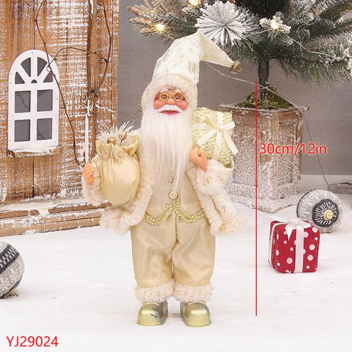 Decor New-Year Goods Santa Claus Christmas Doll Home Decoration Merry Christmas Kids Gift